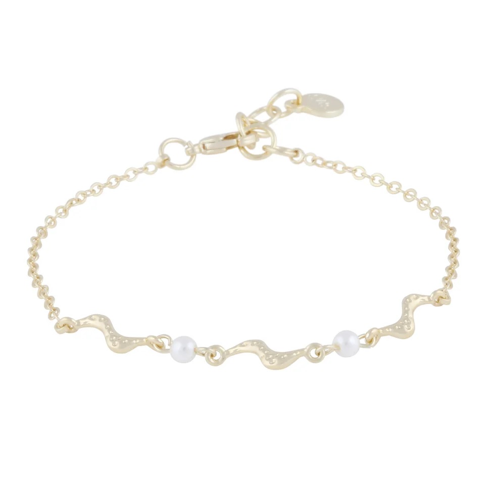 Line pearl brace g/white