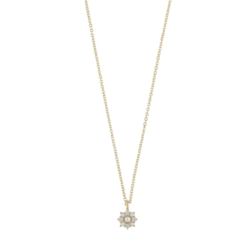 Lucy pendant neck 45 g/white