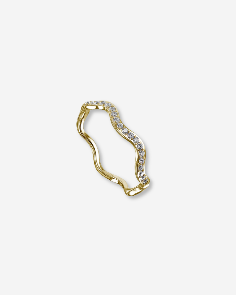 LUCY wave ring gold