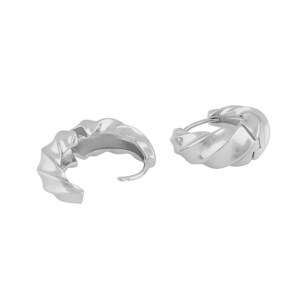 Lydia big twist ring ear plain s