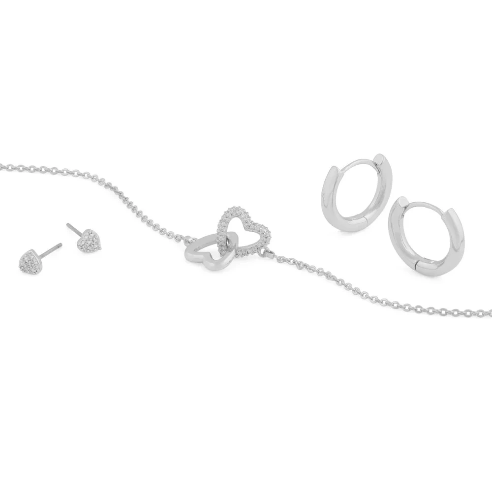 Maine bracelet set 2 s/clear