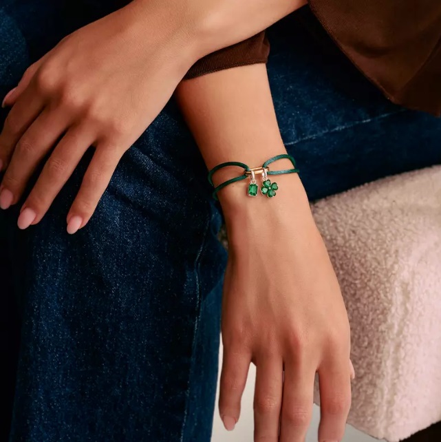 Charm-hängsmycke födelsesten maj Connect Silver