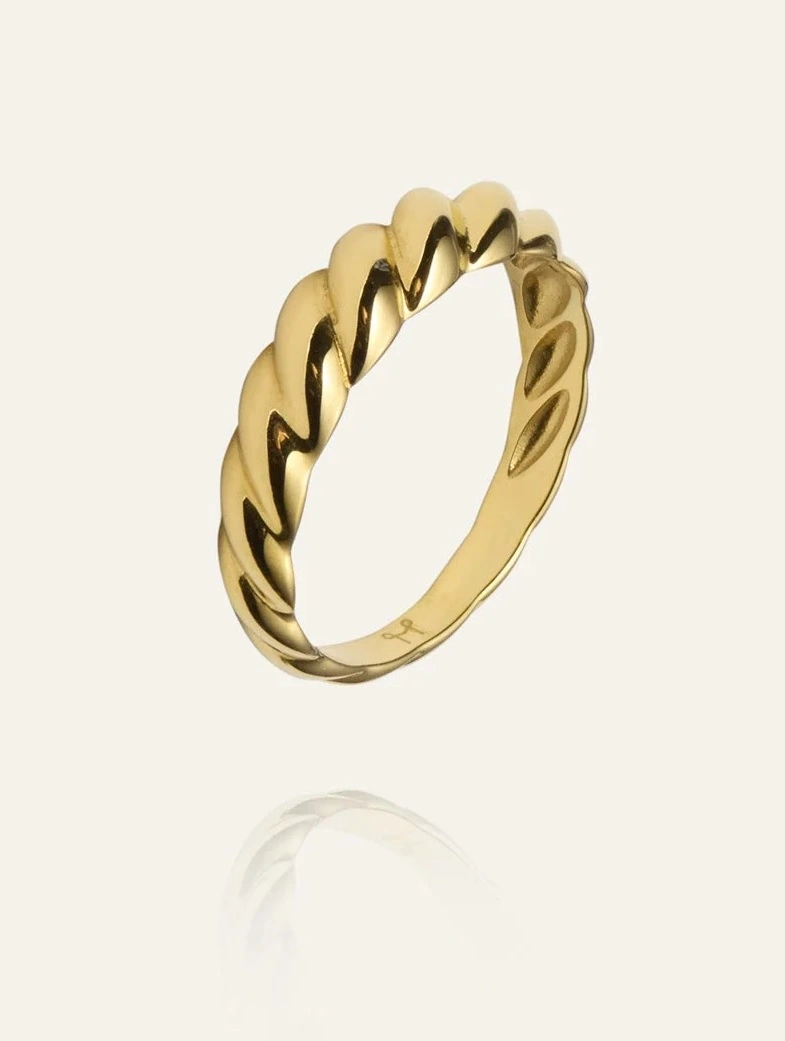 ELSA gold ring strl 54