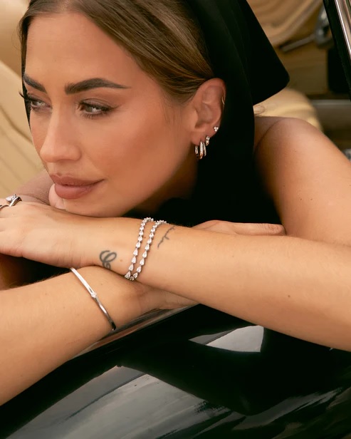 NISRINE steel bangle -small