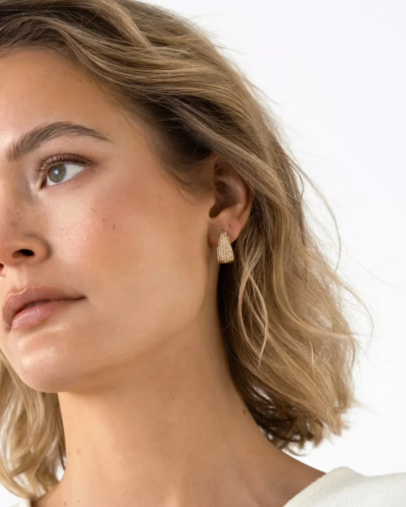 Treasure Hoops Large Gold