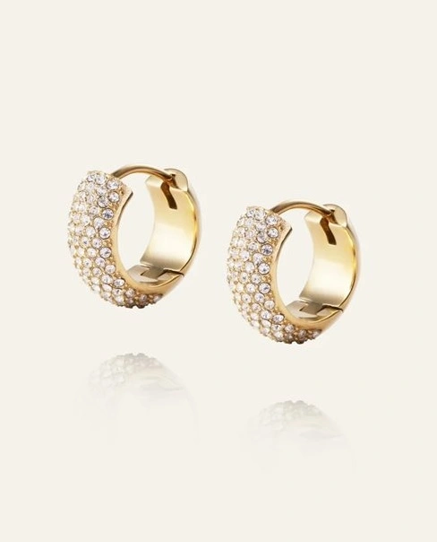 Amour Gold Hoops Small