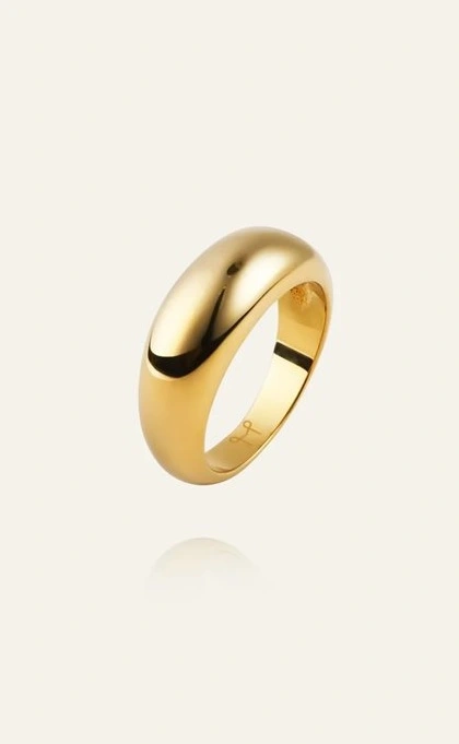 Bold Gold Ring 56