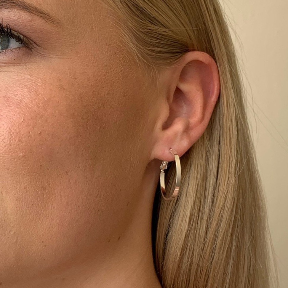 Moe ring ear 25mm plain g