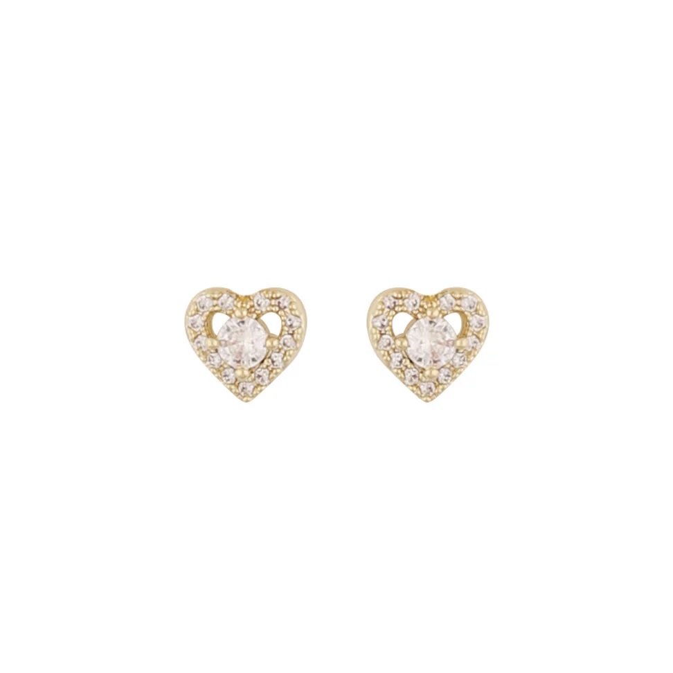Nisi heart small ear g/clear