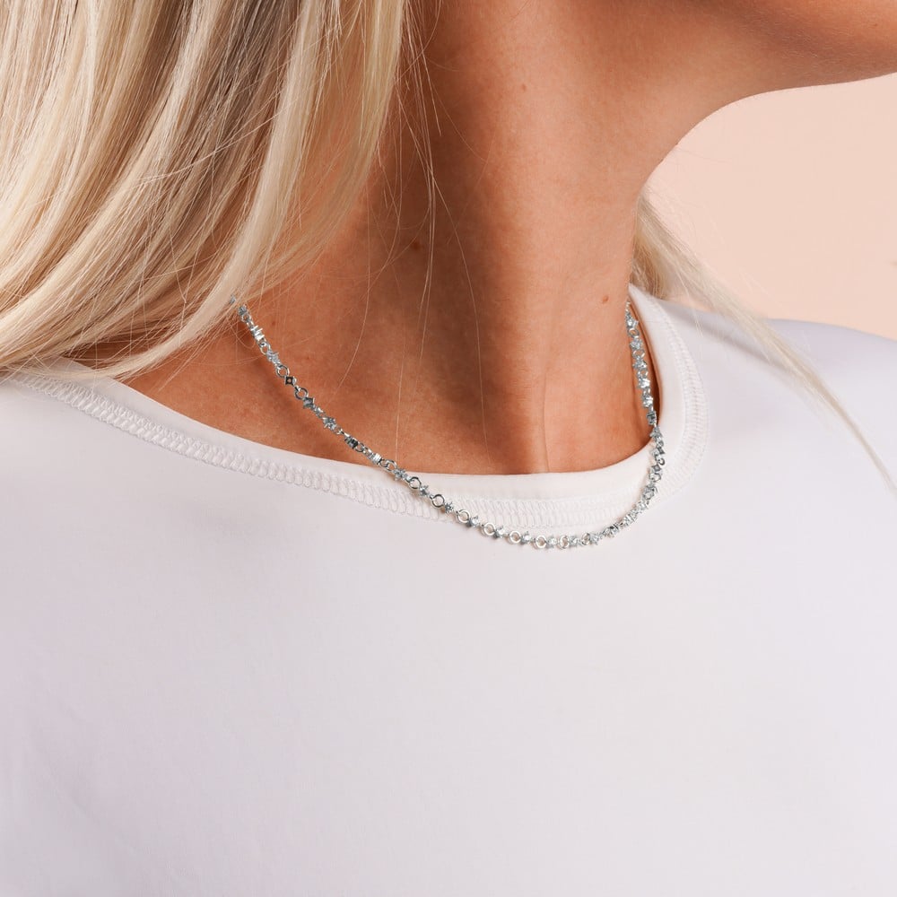 Noctelle crystal neck 42 s/clear