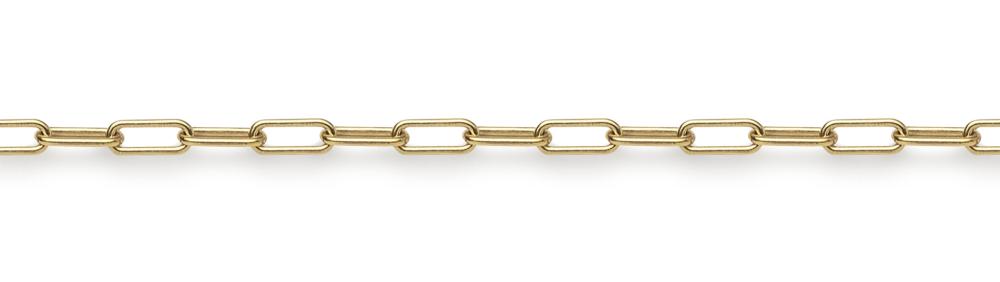 Ankar paperclip 18k guld