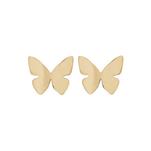 Papillon Studs Gold