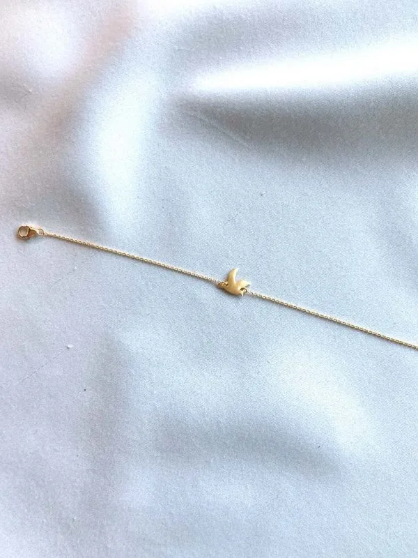 PEACE small brace gold