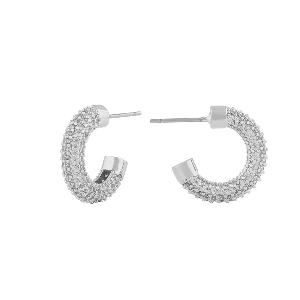 Pillow stone oval ear s/clear