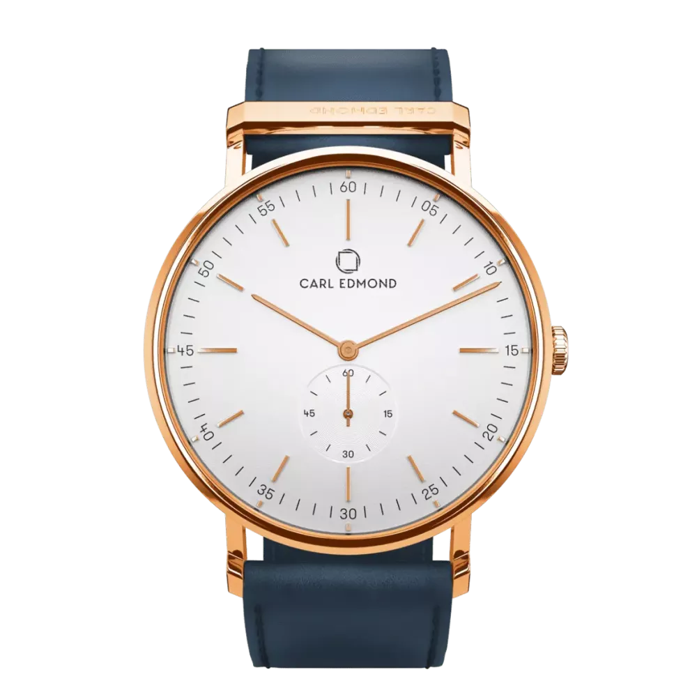 Ryolit 40White Deluxe Rose Gold- Ocean Blue Leather