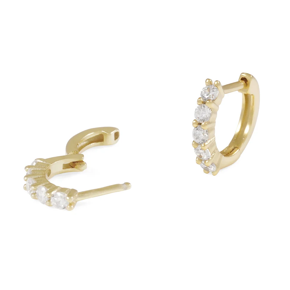 Siri small ring ear g/clear