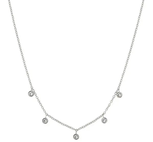 Dew Drop Necklace Multi Steel