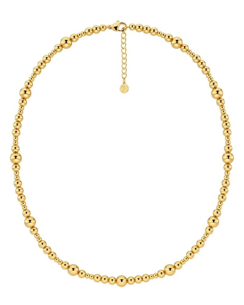 Sphere Necklace Multi Gold