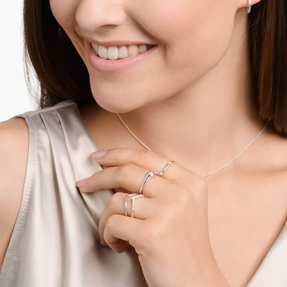 Thomas Sabo Ring V-formad Strl 50