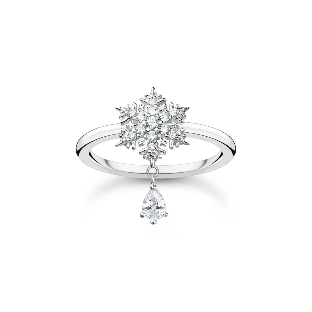 THOMAS SABO ring snowflake strl 58