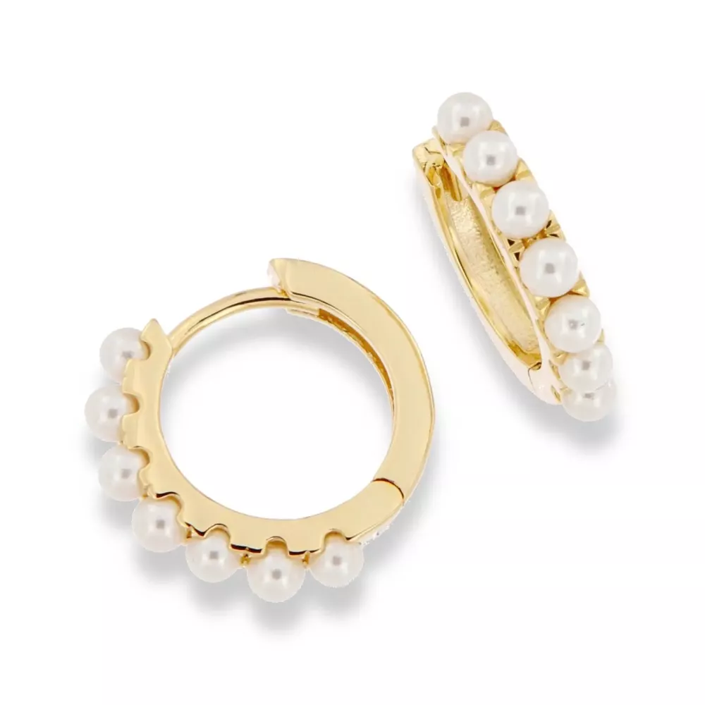 Scoop fg silver örhänge med pärlor