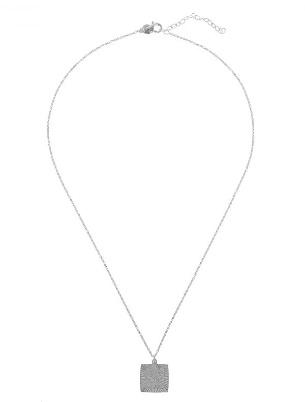 VINTAGE Square pendant neck