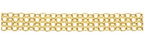 X-länk armband 3-radig