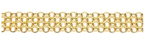 X-länk armband 3-radig