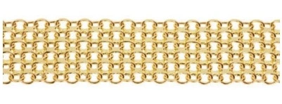 X-länk armband 5-radig