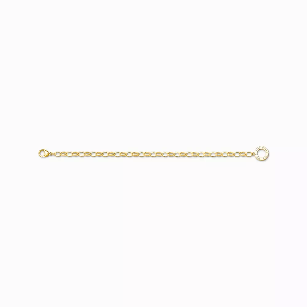 Charm-armband classic guldpläterad