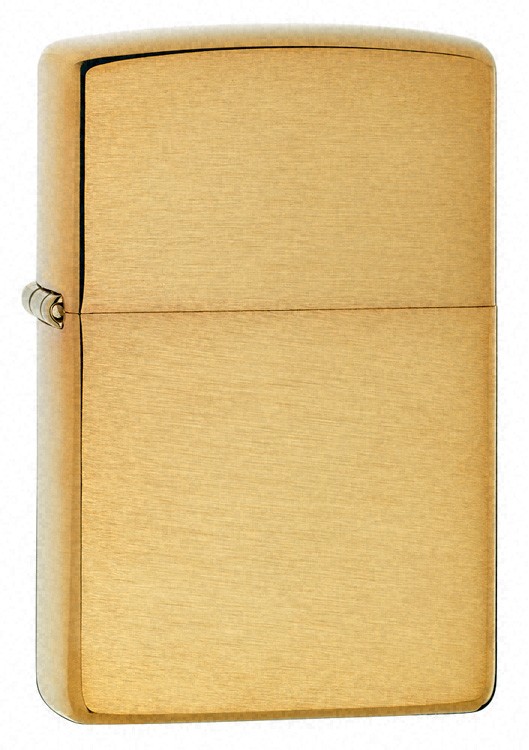 Zippo No 204B Brushed Brass