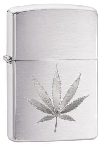 Zippo No 29587 Cannabis Crome