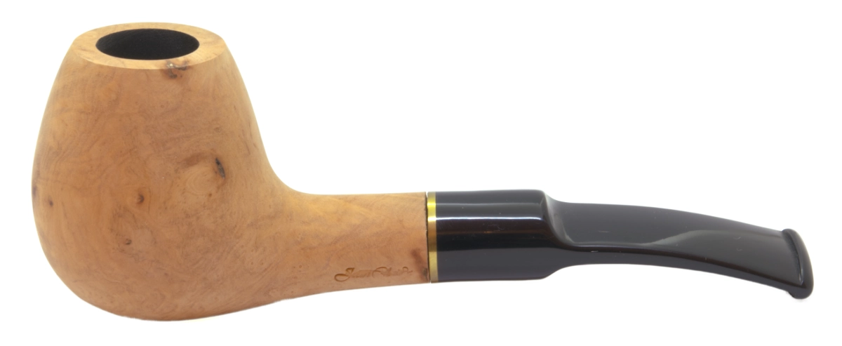 Pipa Jean-Claude natural Halv Böjd Black