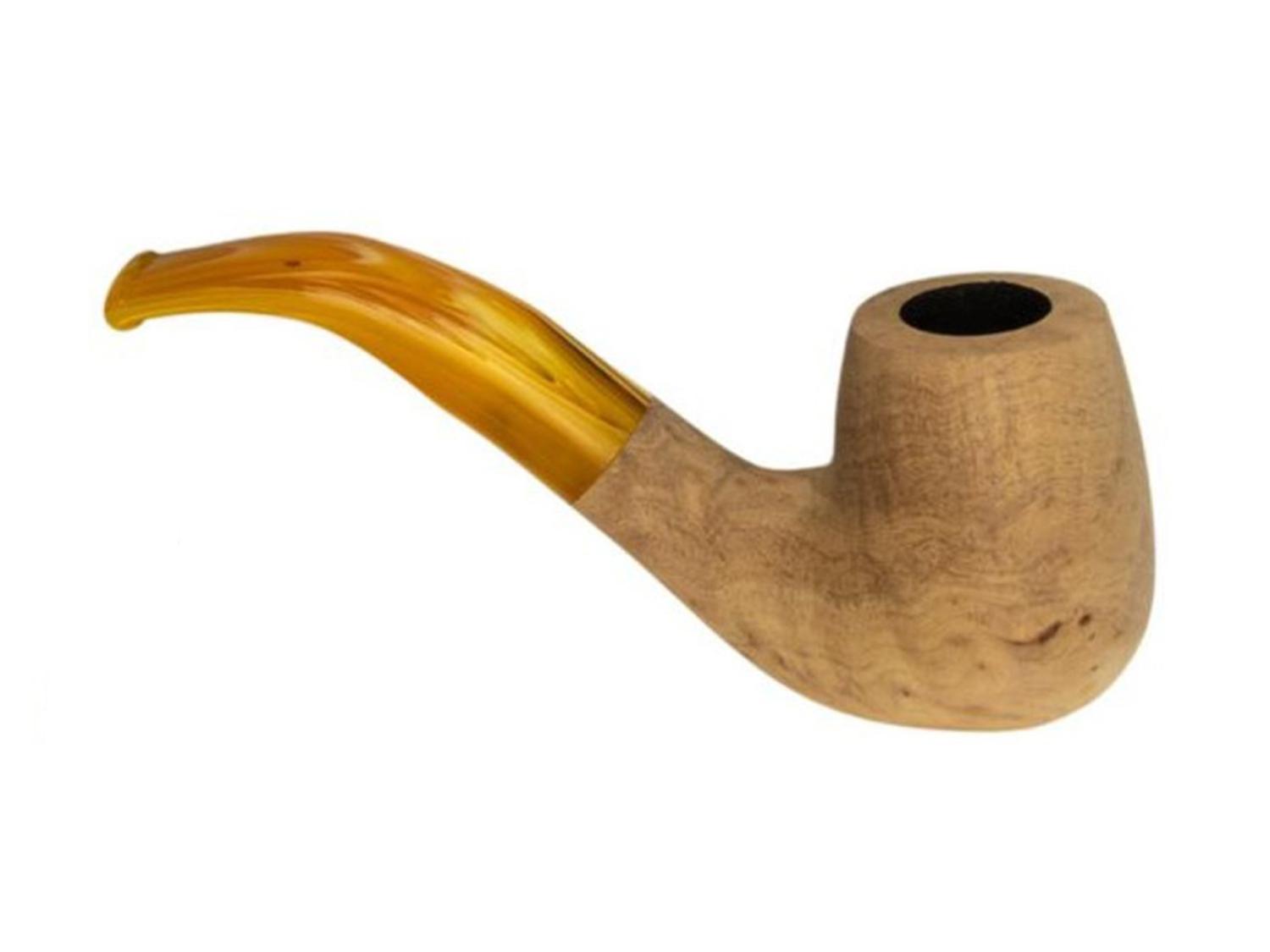 Pipe Jean-Claude natural Bent Yellow