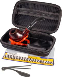 Pipset set in hardboxBent pipe