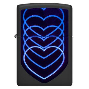 Zippo No 48593 Hearts Design