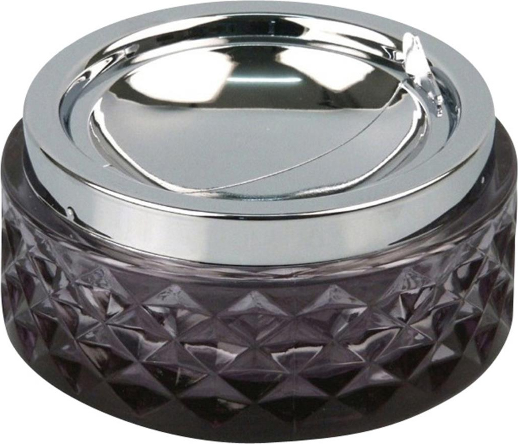 Ashtray-TIPP- Black Glass