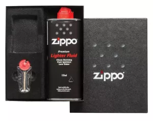 Zippo gift box regular with gasoline