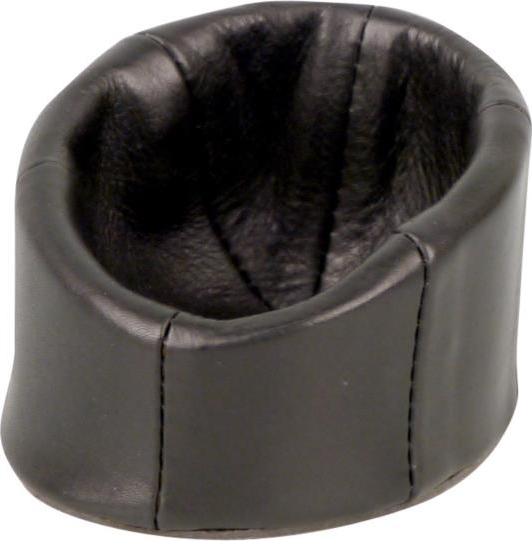 Pipe rack Black leather 1 pipe l