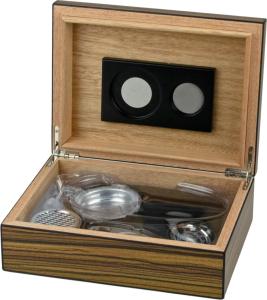 Humidor  set  "Zebra"    for  25 cigars