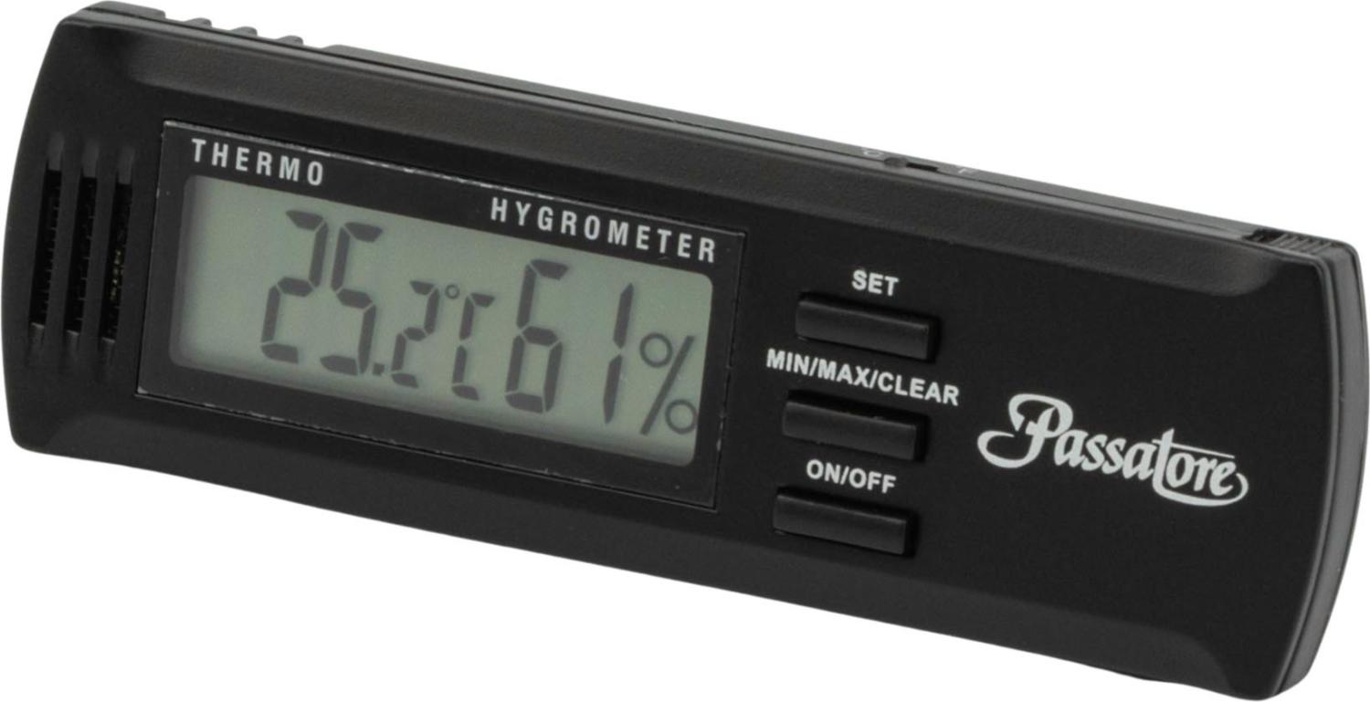 Hygrometer Digital svart