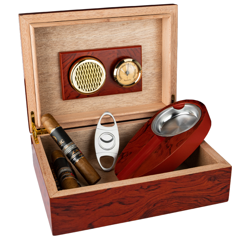Humidorset 600214 Rödbrun