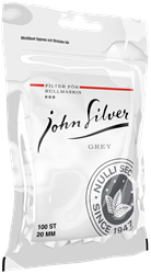 Cigarettefilter John Silver GREY