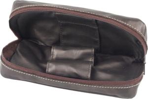 Pipebag Genuine Leather with emblem for 2 barrels