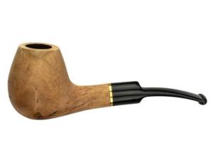 Pipa Jean-Claude natural halvböjd Black