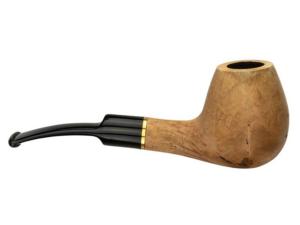 Pipa Jean-Claude natural halvböjd Black