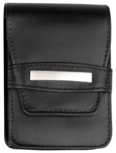 Cigarette Soft case leather imm. Black c