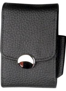 Cigarett Mjukt etui läder imm. Svart d