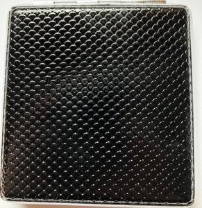 Cigarette etui imm.läder svart snake för 18 cig