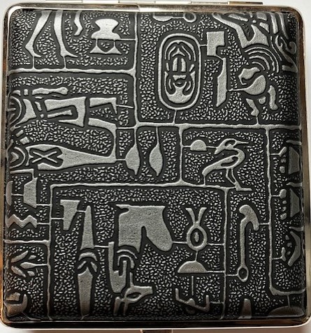 Cigarette Metall case Hireoglyfer
